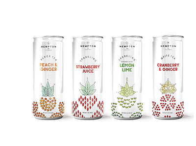 Hempton tea proposal drinks hemp hemp label design tea