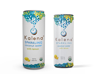Kalena Sparkling Lemon design package