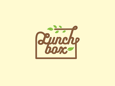 Logo design proposal for the Lunch Box box healthy lunch natural organic