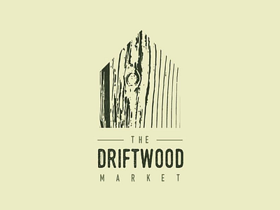 Logo design for Driftwood building house market wood