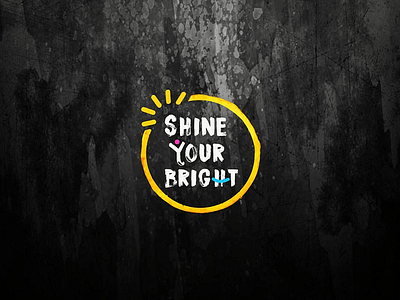 Logo design for Shine Your Bright bright coaching life professional shine