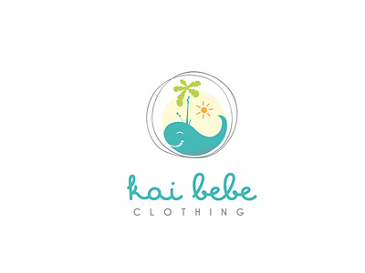 Logo design for kids clothing // Kai Bebe baby bebe chlothing kids