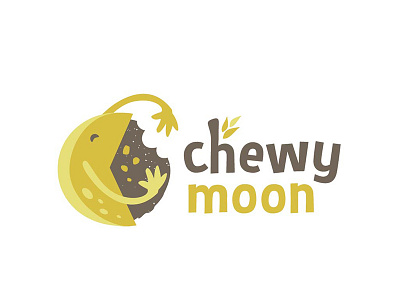 Chewy Moon logo cake candy cereals food kids logo moon sweet