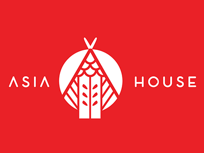 Asia House logo asia food house logo rising