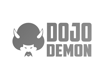 Dojo Demon Logo affinitydesigner branding design illustration mascot logo simple typography vector web