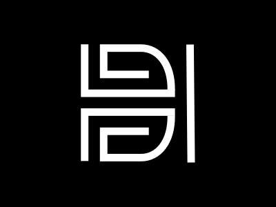 BH monogram logo bh logo monogram