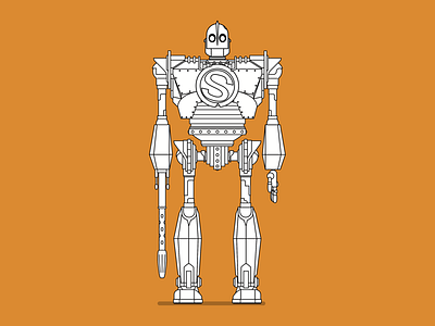 Iron Giant after effects animation giant illustrator iron iron giant puppet rig robot vector