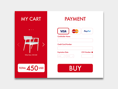 Daily UI 002 - Credit Card Checkout