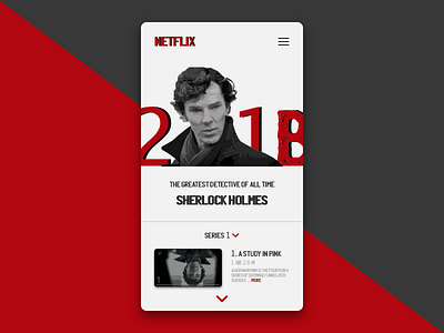 Daily UI 025 - TV App daily ui design ios iphone sherlock holmes sketch tv ui ui design user interface ux ux design