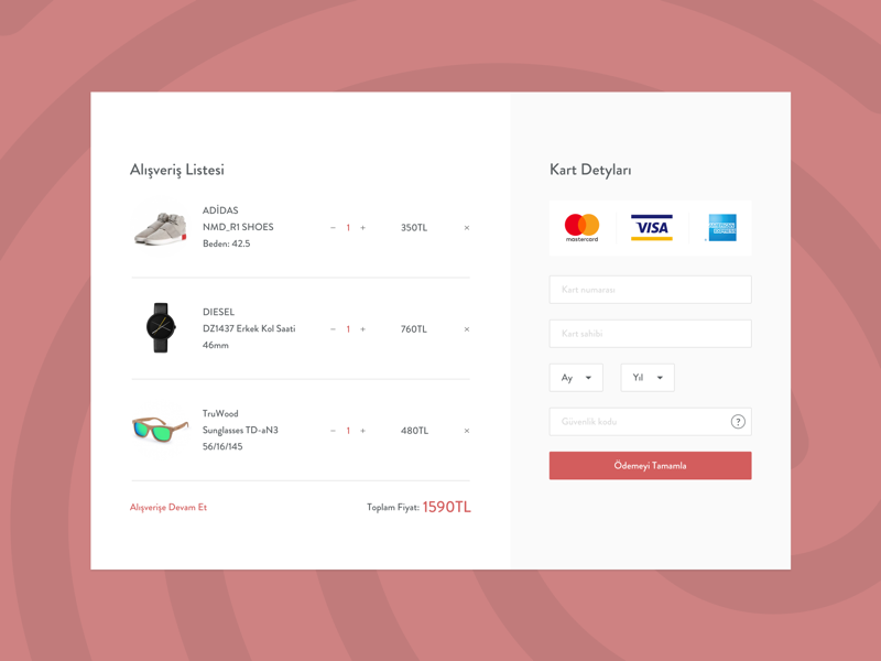 Ecommerce Checkout Page Design