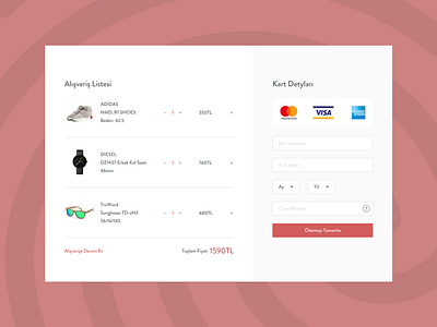 E Commerce Checkout Page Design card design inteface minimal payment payment method shop online ui user inteface web