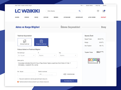 LCW-Redesign Order Delivery Information Page