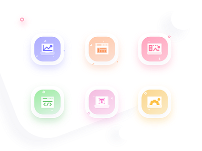 Icons set for a Agency website