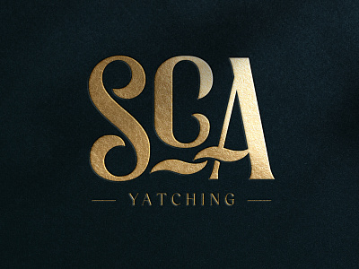 SCA Yatching Logo Design branding design graphic design icon logo logotype vector