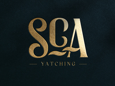 SCA Yatching Logo Design