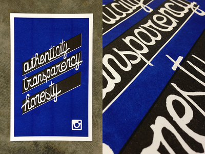 Instagram Values Print