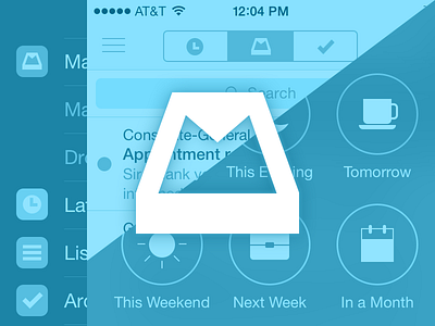 Mailbox for iOS 7 apple email gmail ios7 iphone mailbox mobile ui