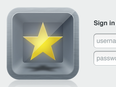 Sign in form ipad star
