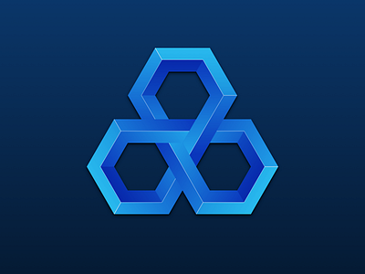 Blues blue branding flower of life icon impossible
