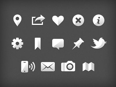 Dribbble glyphs