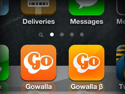 Gowalla for iPhone new icon