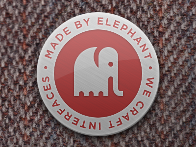 Pin badge madebyelephant malarkeymademedoit pin schwag