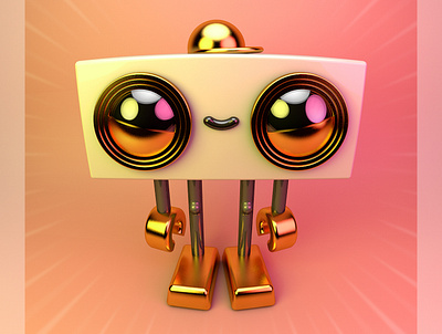 goldboi 3d c4d character