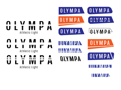 Olympa branding design logo typography vector