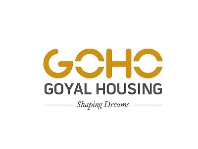 GOHO estate housing legacy logo minimal real typography