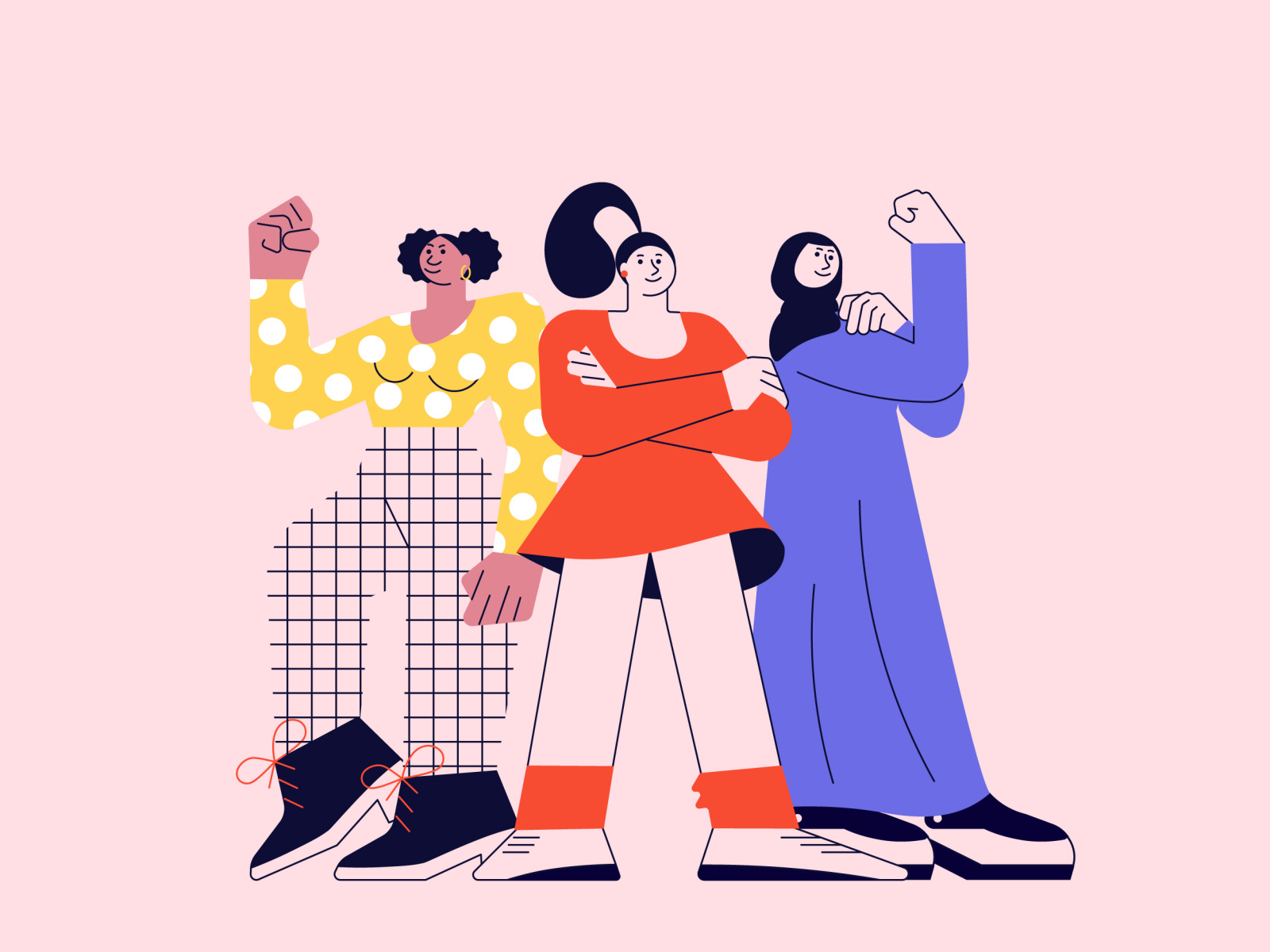 Girl power by Tatiana on Dribbble