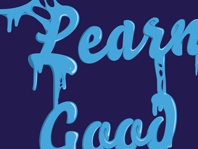 Learn Good Type Now! bello blue good type typography