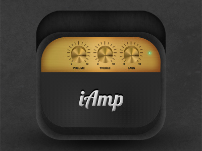 Amplifier iOS icon apple black dark icon ios