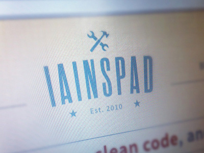 iainspad is finally done! css html5 iainspad jquery responsive retina website wordpress