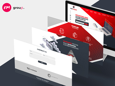 Netninjas landing page clean design design landing minimalistic ui ux website design