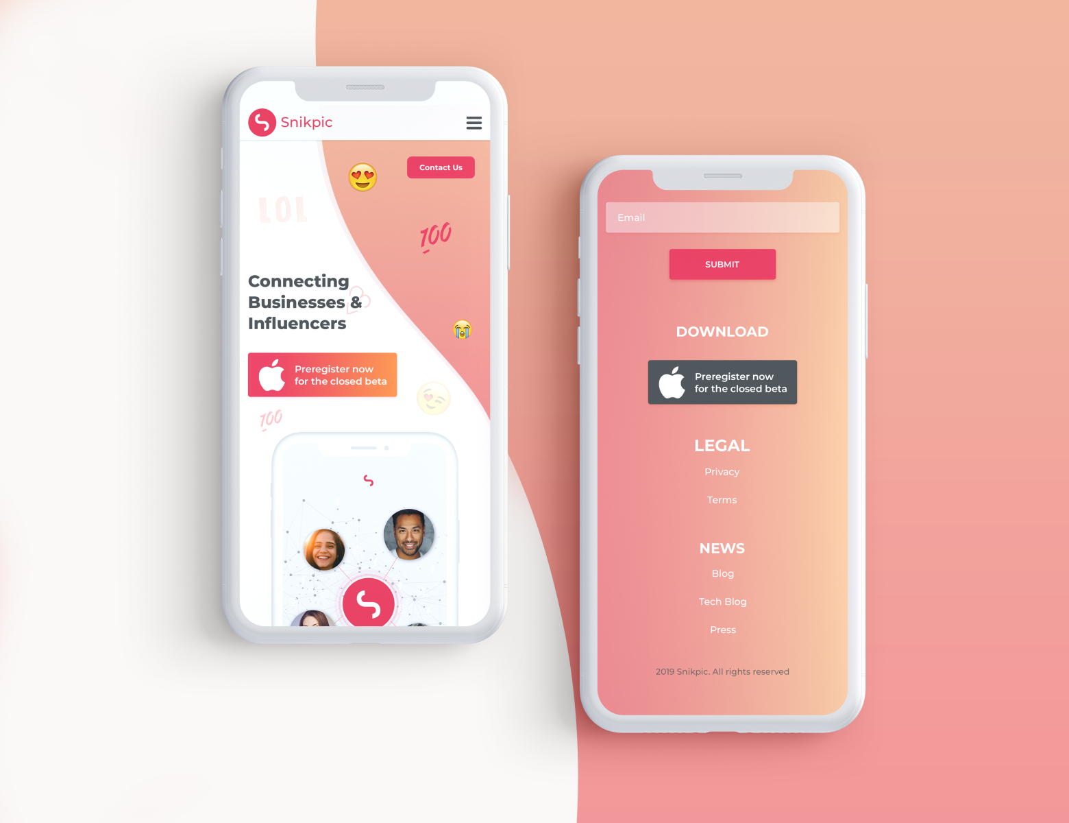 Snikpic ui ux design mobile mockup trends 2020 by FMdesign on Dribbble