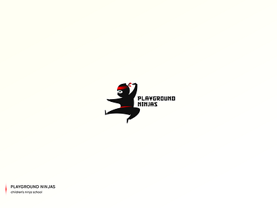 Playground Ninjas branding children cources clean design corporate design corporate identity design out of the box fighting team logo design minimalistic playground ninjas