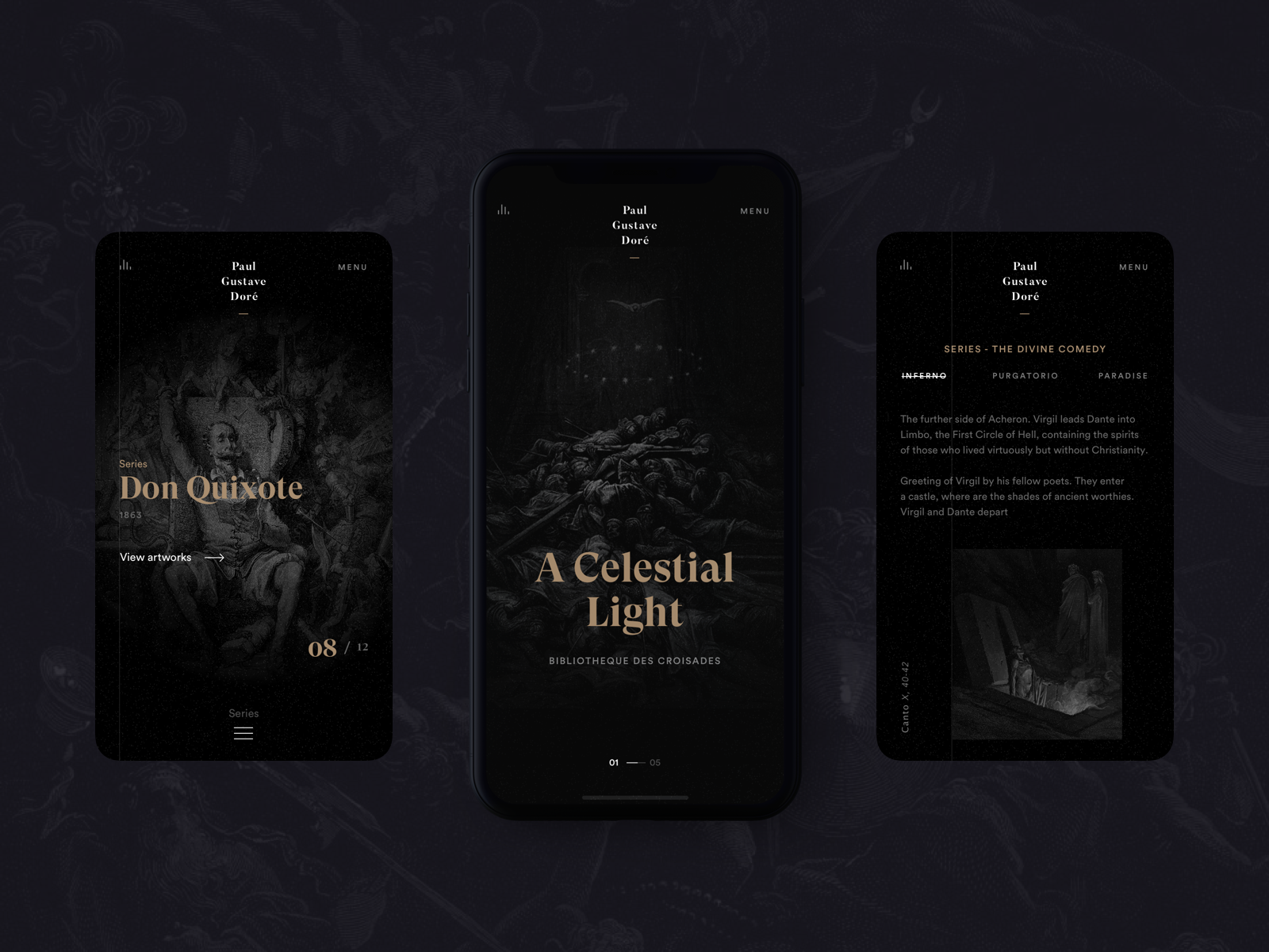 Gustave Dore Mobile Version By Anton Lugovskoy On Dribbble Images, Photos, Reviews