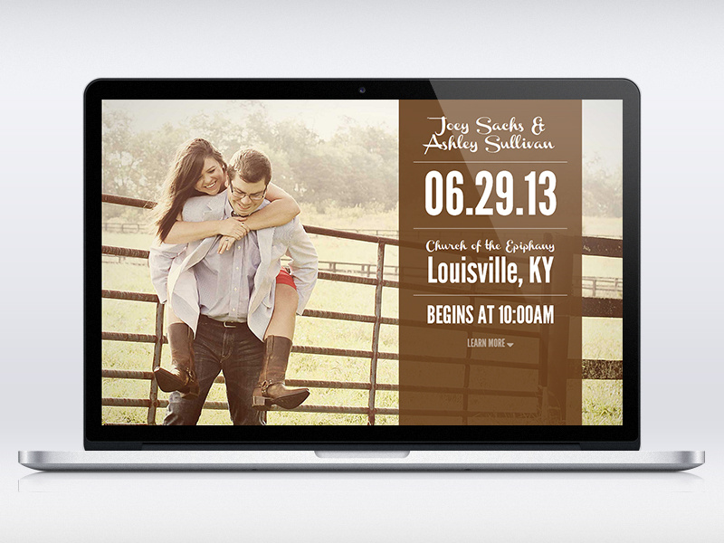 Wedding Website wedding website web design interaction design single page css3 html5 image background jquery