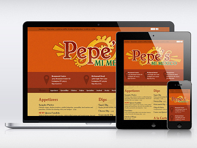 Mexican Restaurant Responsive Design