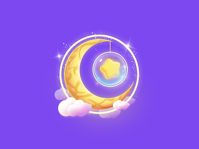 Moon design eid game icon live gift moons radaman ui