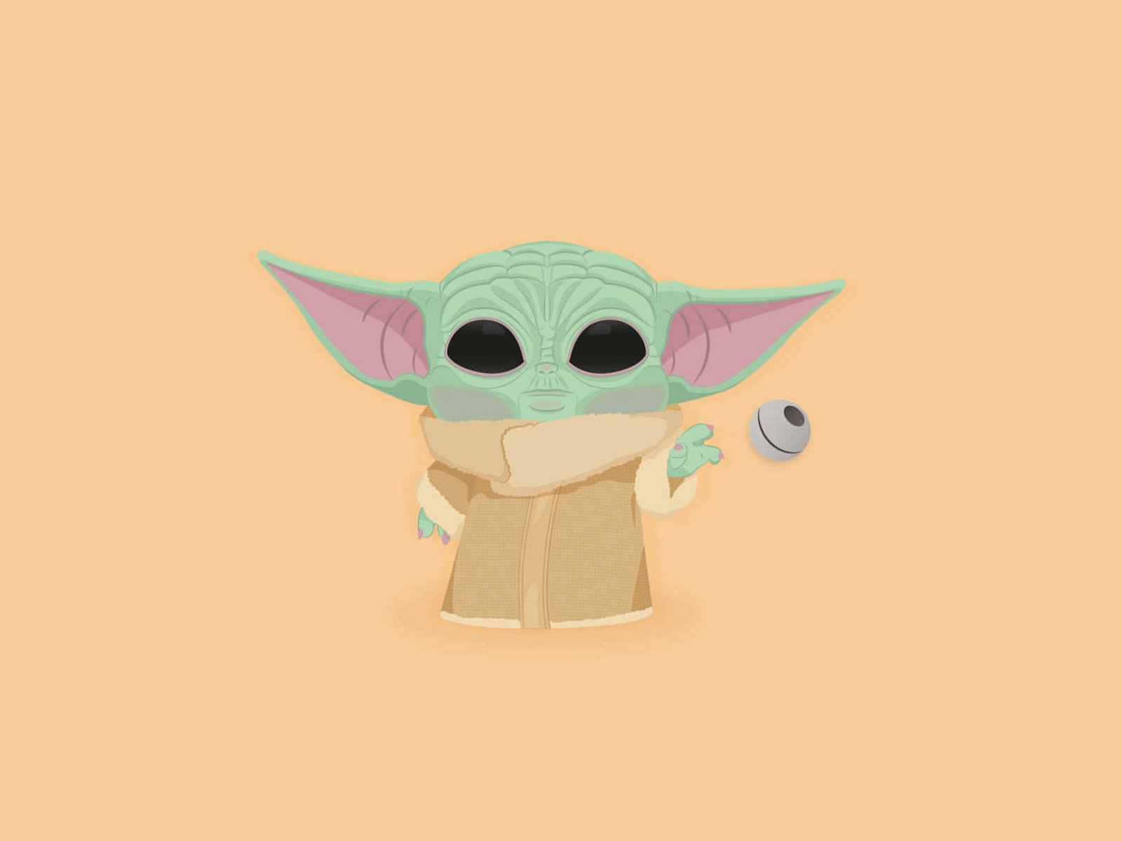 Baby Yoda design illustration illustrator