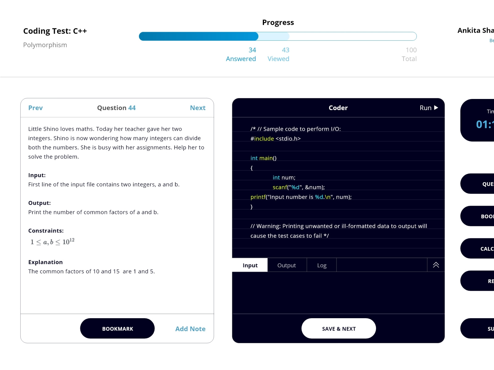 Coding Test Page For Online Education Website By Pragathesh Ravi On Dribbble