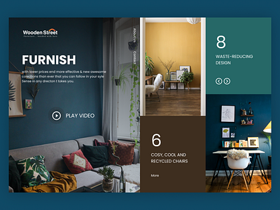 Furnisher Website layout exploration