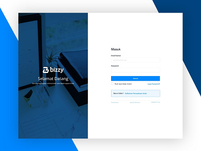 Bizzy Login Page