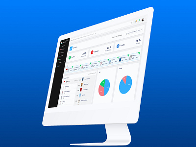 PMI | iReport admin dashboard app branding design ui ux