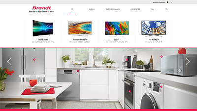 Home Page Brandt app branding design ui ui ux ux web