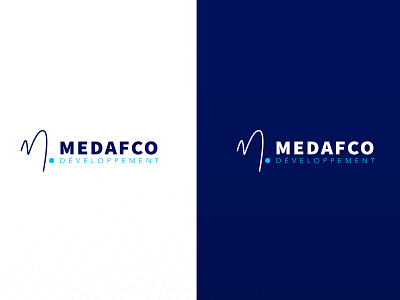 Medafco Developpement Logo* branding creative design graphic design illustration logo logodesign typography vector