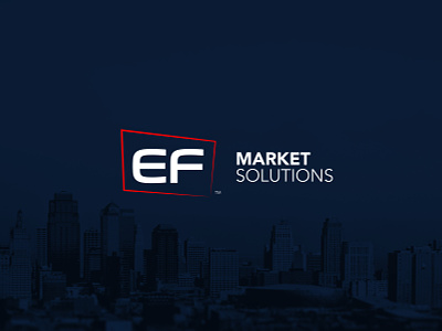 Ef Market Solutions Logo branding creative design illustration logo logodesign redisign typography vector