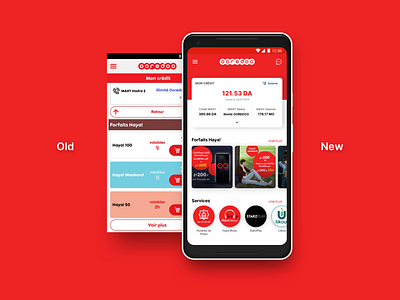 Redesign "My Ooredoo App"