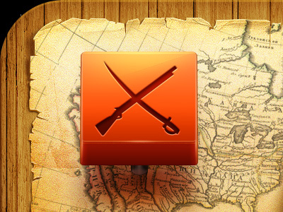 Piece of Historical App Icon app icon icons ios iphone texture